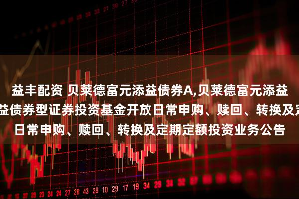 益丰配资 贝莱德富元添益债券A,贝莱德富元添益债券C: 贝莱德富元添益债券型证券投资基金开放日常申购、赎回、转换及定期定额投资业务公告